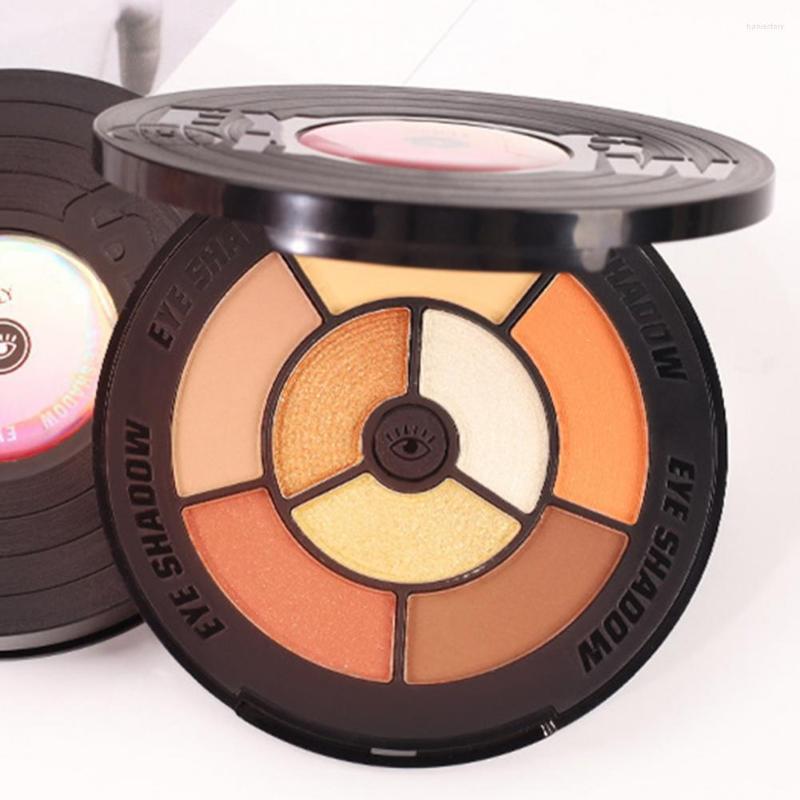 

Eye Shadow 12g Functional Plate Easy To Apply Universal Palette Vinyl Records Matte Eyeshadow