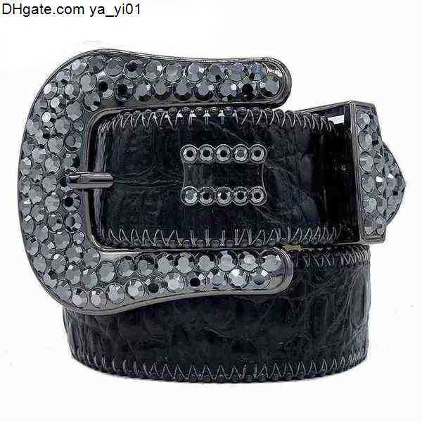 

Belt Designer 2022 Bb Simon Belts for Men Women Shiny diamond belt white cintura uomo boosluxurygoods 8000