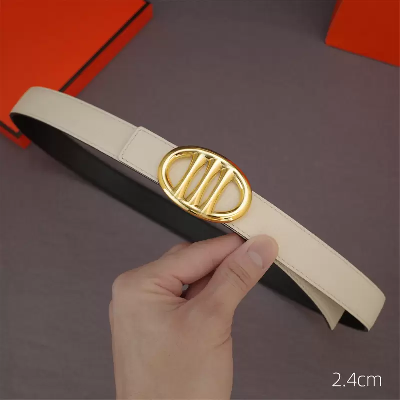 

Designer Belts For Womens Luxurys Mens Genuine Leather Belt Fashion Woman Waistband Cintura Ceinture Golden Buckle h Belt 2.4cm 2211072D, Width:2.4cm