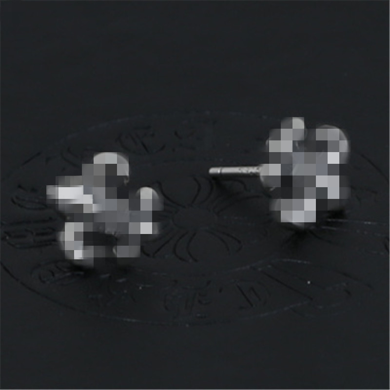 

Anchor Stud 925 Sterling Silver Earrings No Stones hand-made designer vintage luxury jewelry accessories gift
