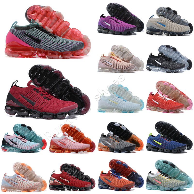 

2022 FK Mens Running Shoes Fly 3.0 Oreo Pink Purple Multi-color Triple Black White South Beach Desert Sand Vivid Sunset Tint, Color 17