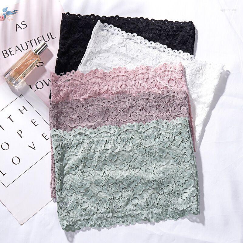 

Bustiers & Corsets Women's Cotton Underwear Tube Tops Sexy Lace Bra Fashion Sports Tank Up Female Sling Solid Color Brassiere Lingerie, Pink