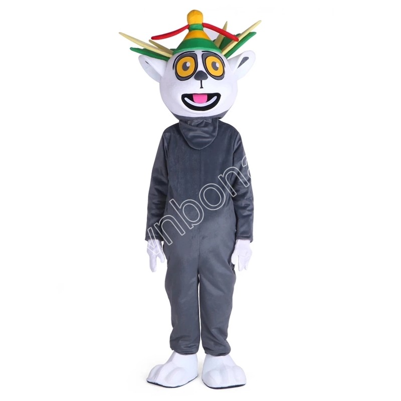 

halloween Lemur Mascot Costumes Cartoon Character Outfit Suit Xmas Outdoor Party Outfit Adult Size Promotional Advertising Clothings, As picture