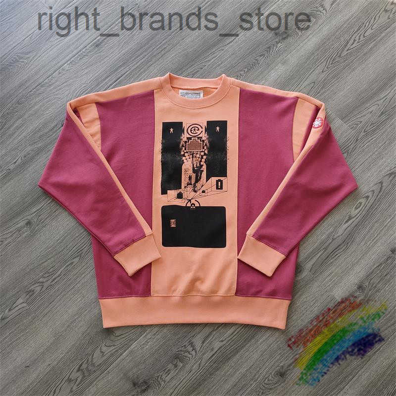 fleecehoodies Cavempt C.E 20SS OVERDYE MD GravityPlus CREW Crewneck Men Woman Top Quality Patchwork Sweatshirts Hoodies W220804