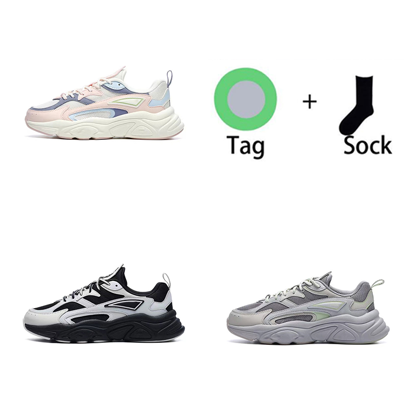 

Casual Designer Shoes Non-Slip Black Grey White Pink Walking Shoe Wear-Resisting For Men Women Trainers