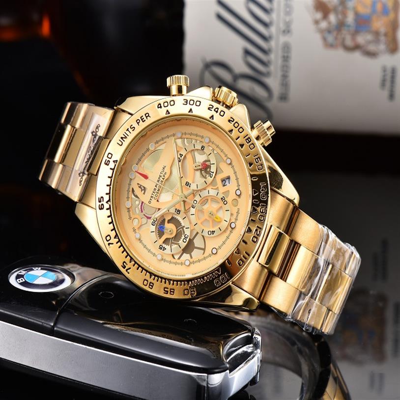 

high quality 2020 new Six stitches All the dials working quartz watch Fashion watches RLX WristWatches With Calendar Steel strap B251S