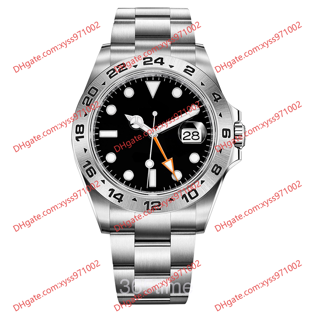 

Highquality watch 2813 automatic mechanical men's watch 226570 watches 42mm black dial m226570-0002 wristwatch orange pointer stainless steel strap sapphire glass, Multi-color