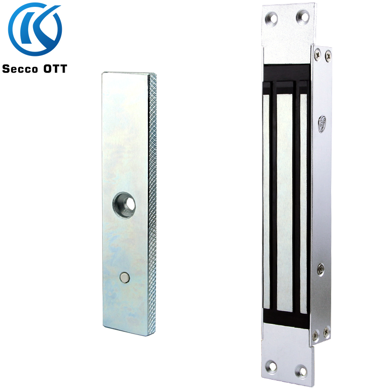 

280KG concealed single door magnetic lock DC12V 500MA outdoor waterproof five-wire signal feedback electronic control suitable for access control system