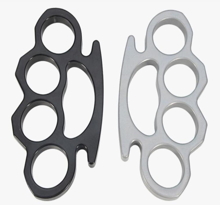 

Strong Brass Knuckle Dusters Self Defense Knife Personal Security Women039s and Men039s Selfdefense Pendant Pocket EDC Tool3519305