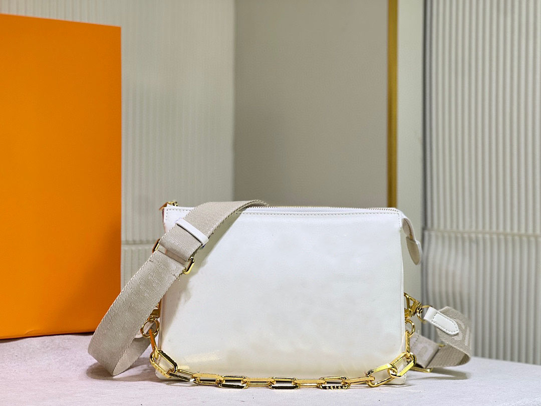 

Designer Coussin PM bag multicolour Embossed Leather Handbag Designers Luxurys Womens Cross body Fall In Love Bags Chain Purse Wallets M21209 M57782 M57790