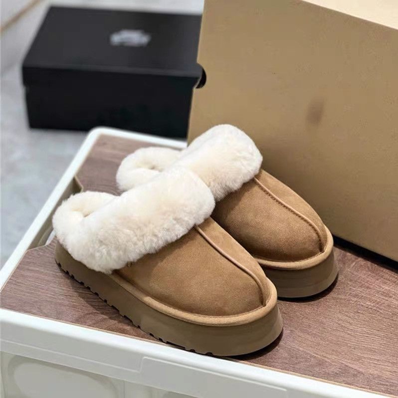 

2022 Womens Tazz Slippers Fur Slides Classic Ultra Mini Platform Boot Tasman Slip-on Les Petites Suede Wool Blend Comfort Winter Designer Booties 35-40 uggitys, Primage