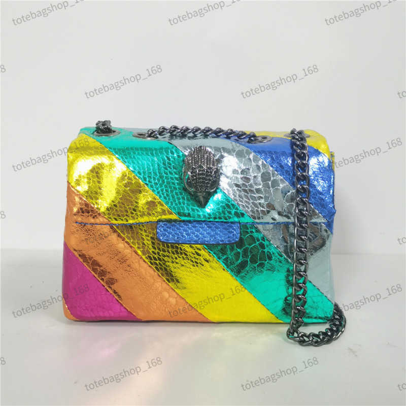 

Geiger Shoulder Bag Women Bags Colorful Leather Stitching Handbag Chain Crossbody Metal Eagle Head Luxury purse Designer messenger