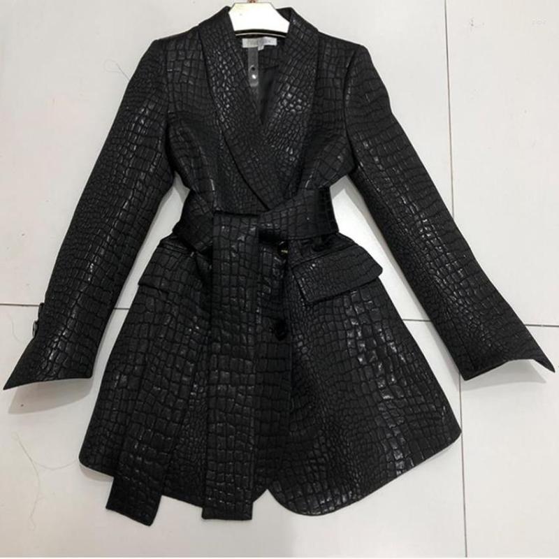 

Women' Suits Luxury French Style Design Ol Small Suit 2022 High Quality Classy Black Single Breasted Bleated Blazer