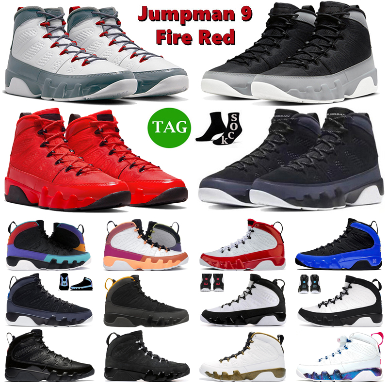 

Jumpman 9 9s Men Basketball Shoes Chile Red Particle Grey University Gold Blue UNC Anthracite Multi Color Mens Trainers Outdoor Sneakers, #6