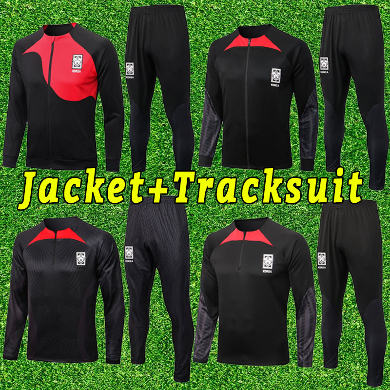 

2022 2023 South soccer jerseyS Korea H M SON 22 23 WORLD CUP fans player version HYUNG KIM LEE KIM football shirt Long sleeve pants Tracksuit Jacket training, As shown