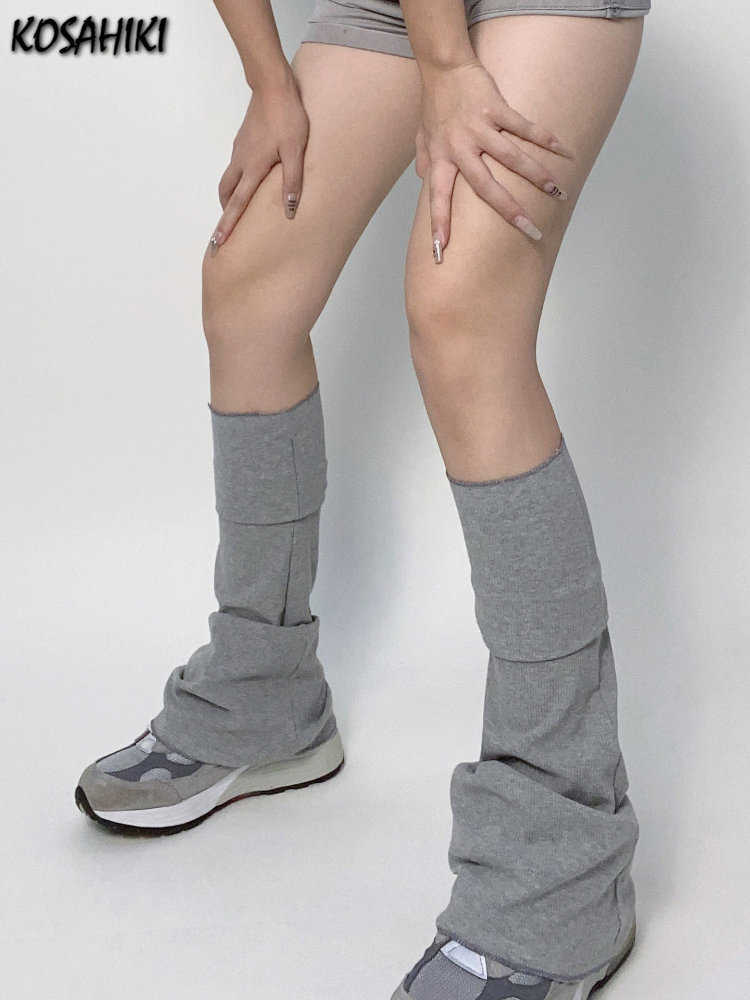 

Socks Hosiery KOSAHIKI Y2k Socks Japanese Lolita Sweet Girl Leg Warmer Knit Sock Wool Knitted Foot Cover Cosplay Punk Women Autumn Winter T221107, White