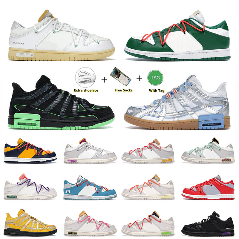 

Shoes Athletic Rubber Dunks Low Sports Sneakers Lot The 01-50 Offs White Fragment x Unc Green Strike Men Women Athletic Runner 36-48, Lot 14