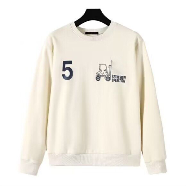 

2022 Spring Autumn Runway Long Sleeved O-neck Hoodie Men Women Leisure Sweatshirts Pullover Top Clothing, Blue