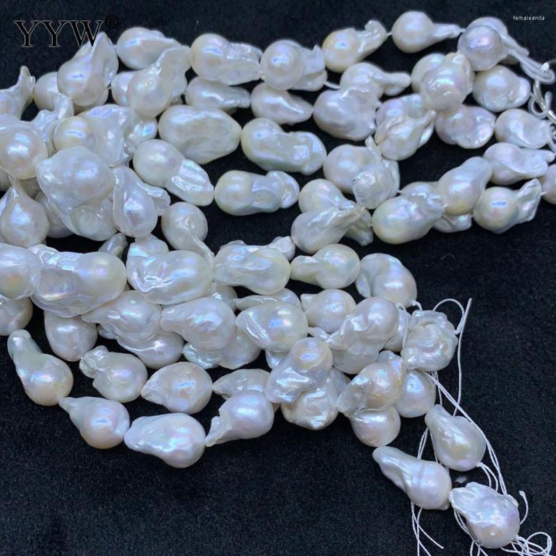 

Beads 16-23mm Irregular Pearl Flameball Baroque Pearls For Bracelets Jewelry Making Cultured Freshwater Nucleated