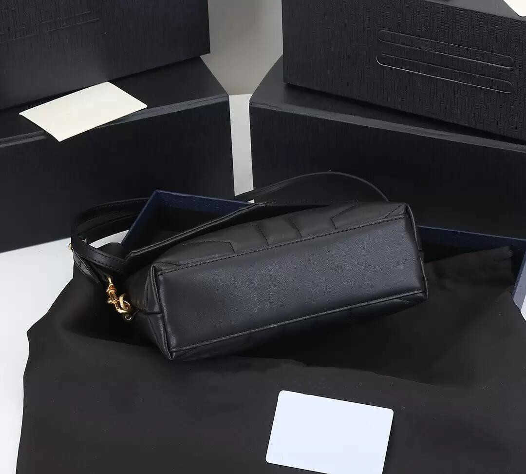 

Designer Luxury YYSL Bags For Womens Handbags Crossbody Purses YSLitys large Capacity Versatile The Tote Bag Loulou Multicolour Fashion Leather Wallet XSZU, Size:24cm khaki silver