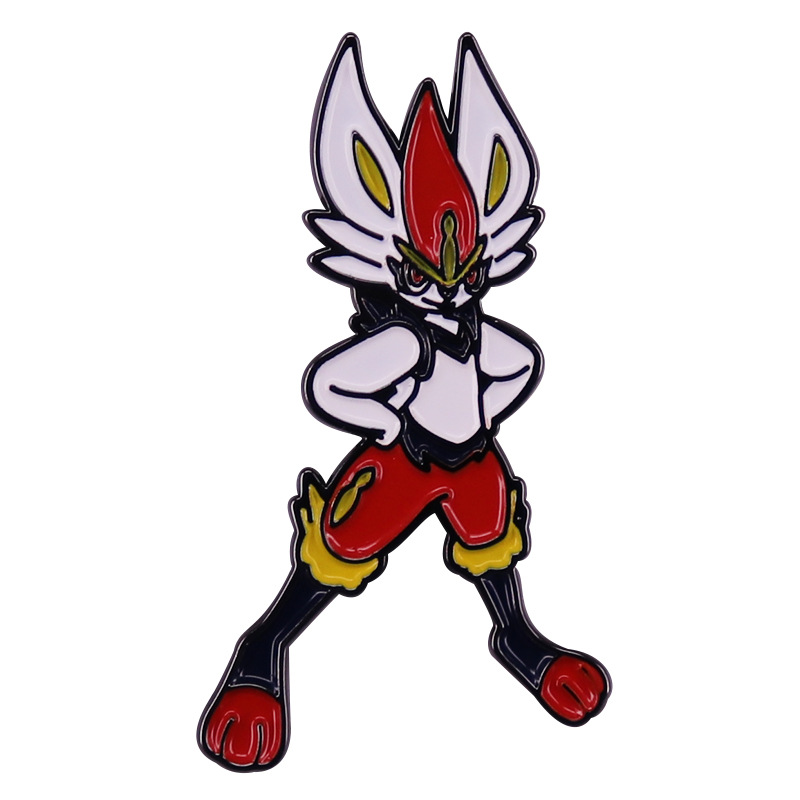 

Fire elf badges Cute Anime Movies Games Hard Enamel Pins Collect Metal Cartoon Brooch Backpack Hat Bag Collar Lapel Badges, As picture