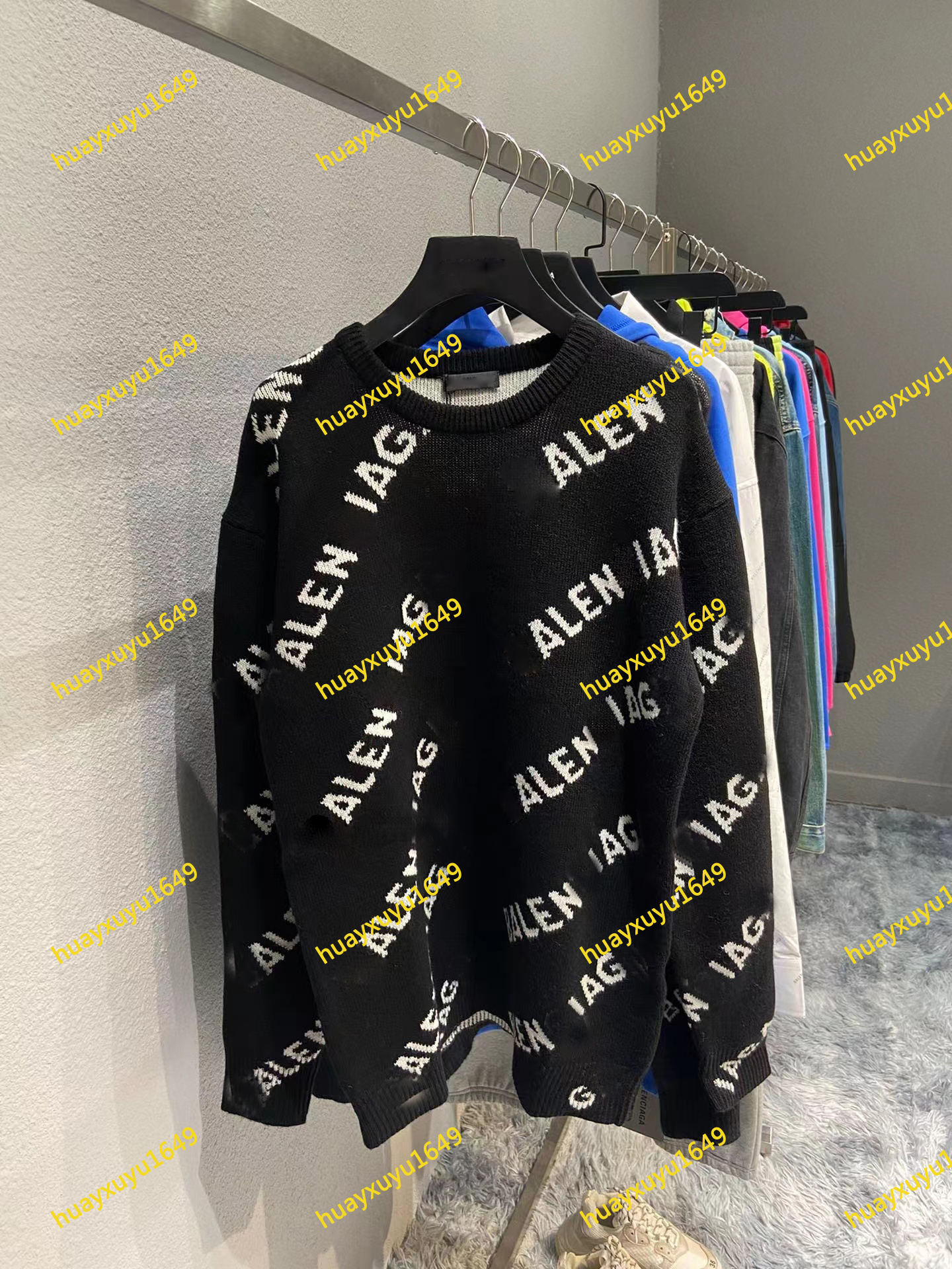 

Mens Womens Designers Sweaters Pullover Long Sleeve Sweater Sweatshirt Embroidery Knitwear Man Clothing Winter bal letter printing, 11