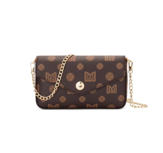 

Fashion Topo Quality Leather Patchwork Messenger Bag Women Female Chain Strap Shoulder Bag Ladies Flap Bags Purse With Box dust bagsa handbags, Multi-color