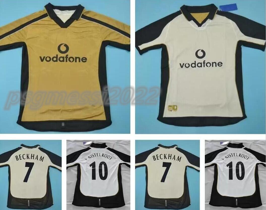 

Manchester BECKHAM SOLSKJAER GIGGS RETRO 2000 2002 FOOTBALL SHIRTS UTD Vintage soccer jerseys MAN Camiseta 100th Anniversary Edition 666, Retro 100th edition