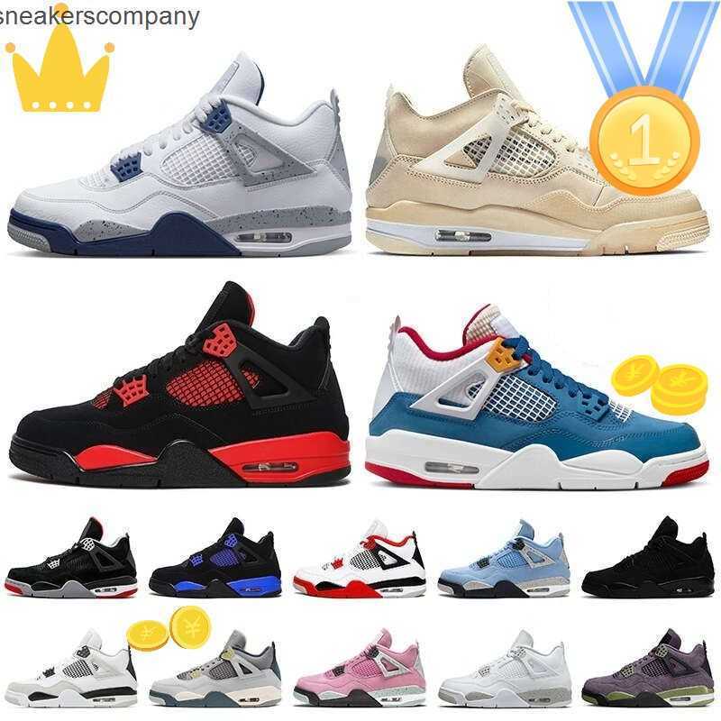 

2023 With Retro Basketball UNC Shoes Jumpman 4s University Blue Red Thunder Offs White Sail mens Infrared Jorda 4 Men Women Trainers, Basketball shoes