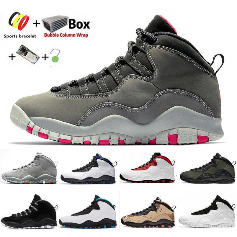 

Basketball Shoes Mens Trainers Sports Sneakers Fusion Red Woodland Wings Dark Smoke Grey 10S With Box Jumpman 10 Men Ember Glow Camo Seattle, Color#9