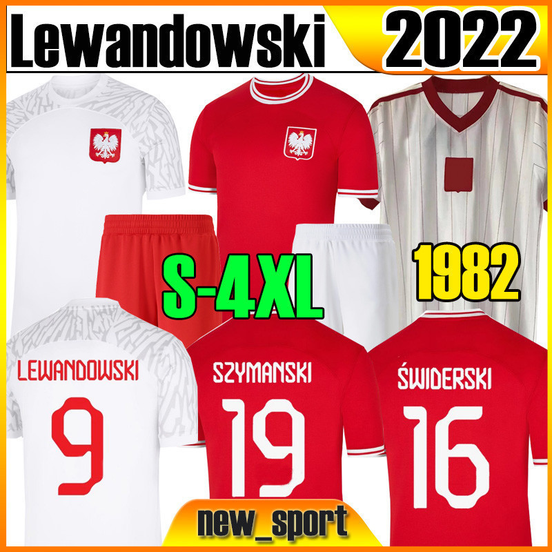 

XXXL 4XL 2022 LEWANDOWSKI Soccer Jerseys WORLD CUP Home away 22/23 red white GROSICKI #11 PISZCZEK MILIK PoLAnD Retro 1982 Jerseys football new sport Men Shirt uniforms, Bolan 2022 world cup home kit