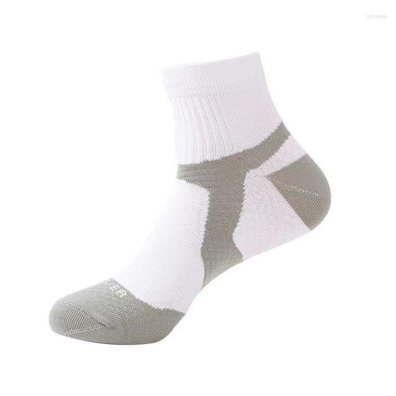 

Men's Socks Four Seasons Men's Basketball Sweat Wicking Medium Sports Fitness Contrast Color Comfortable Leisure Running, 06