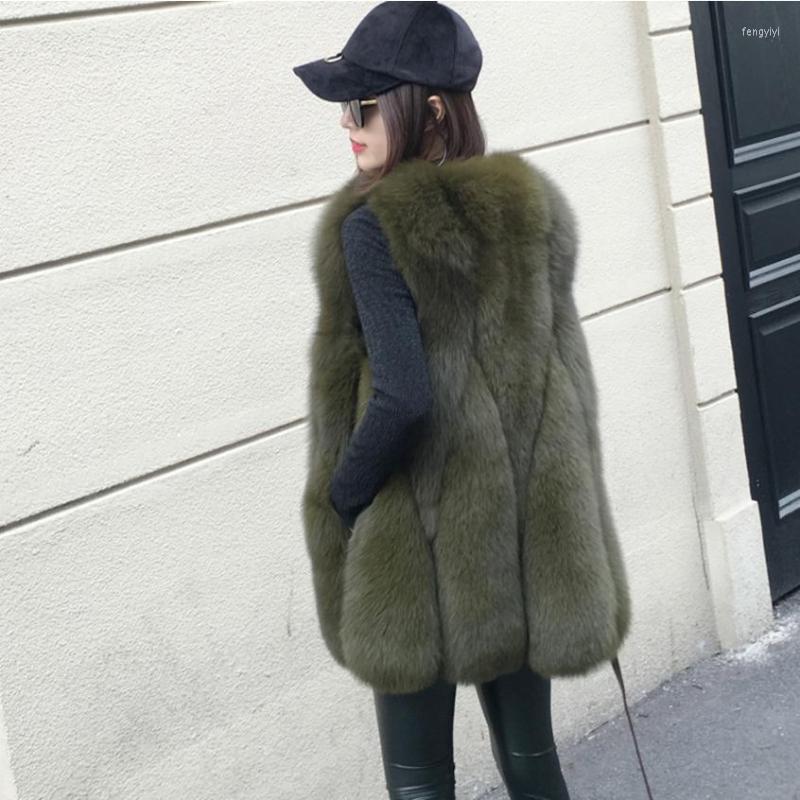 

Women's Fur Winter Coat Women Womens Coats For Jacket Faux Fluffy Streetwear, Coffee