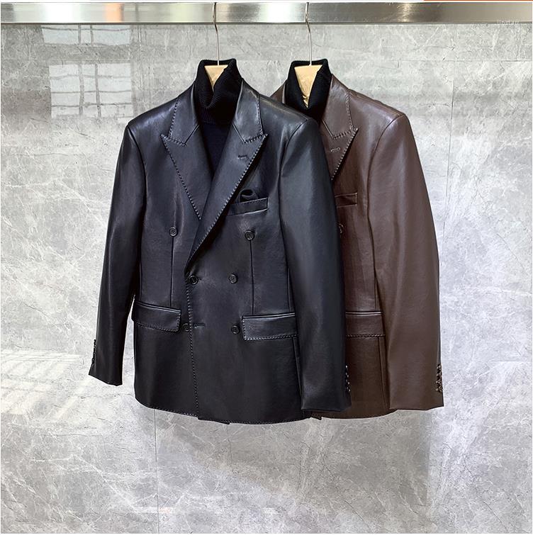 

Men's Jackets A10178 Fashion Men's Coats & 2022 Runway Luxury European Design Party Style Clothing
