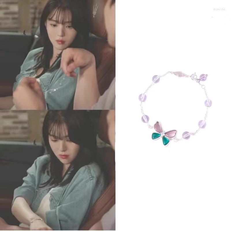 

Strand Hansuxi Butterfly Stone Crystal Bracelet Korean Fashion Retro For Women Brincos Jewelry Mujer