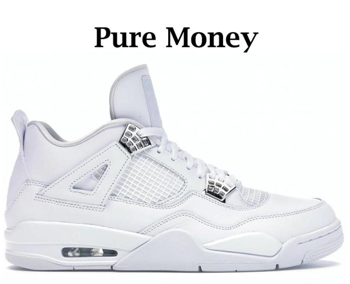 

Military Black 4s Men Basketball Shoes Black Cat White Oreo University Blue Fire Red Sail Bred Pure Money Mens Womens Trainer Sports retrosneaker with box, Color-15