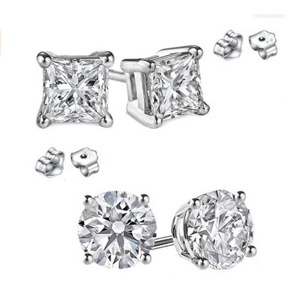 

Stud Earrings Four Claw Mosaic Zircon Jewelry Made With Genuine Austrian Crystal Wholesale