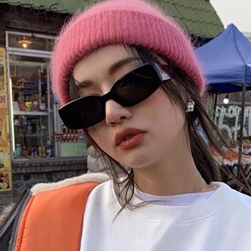 

Sunglasses Retro Rectangle For Women 2022 Brand Designer Small Square Colorful Sun Glasses Ladies Ins Trendy Eyewear Shades