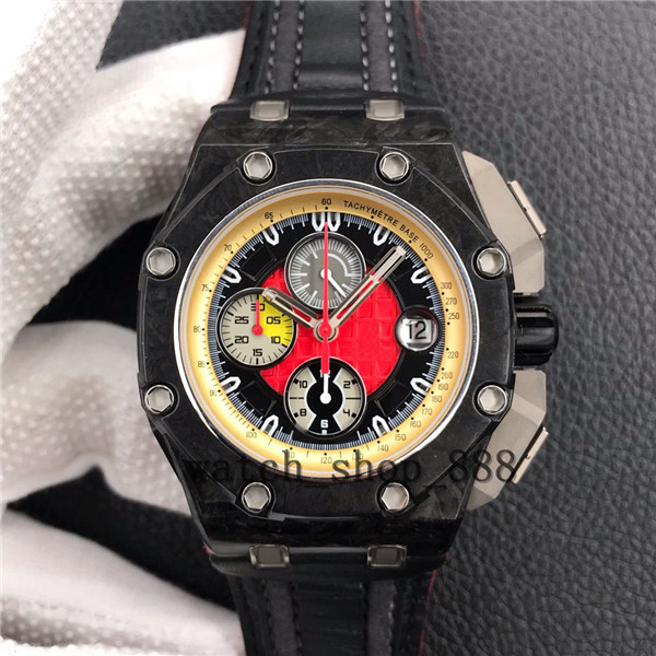 

TOP-Quality JF Maker Super Version Mens Watch Chronograph Workin 44mm 26290 Carbon Fiber 18k Rose Gold CAL.3126 Movement Mechanical Automatic Men's Watches