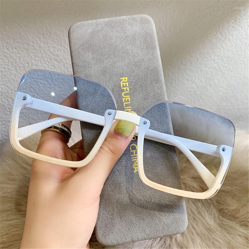 

Sunglasses Fashion Classic Driver Goggles UV400 Big Frame Eyewear For Lady Oversized Women Square Sun Glasses
