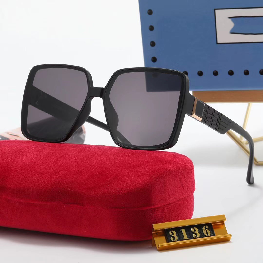 

Fashion Classic design Luxury brand Sunglasses For Men Women Sun Glasses Gradient lens oval UV400 Eyewear 3136 square