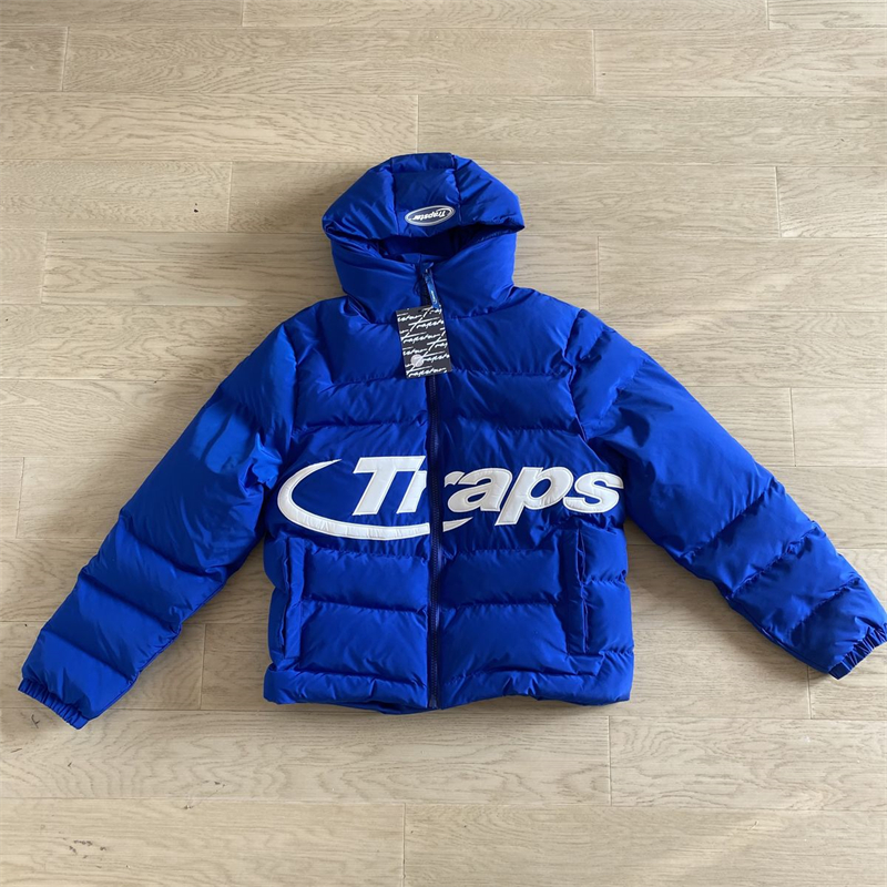 

Hip Hop Men' Winter Warm Jacket Trapstar Hyperdrive Jacket UK High Street 2022 Fashion Women' Short Coat, Blue