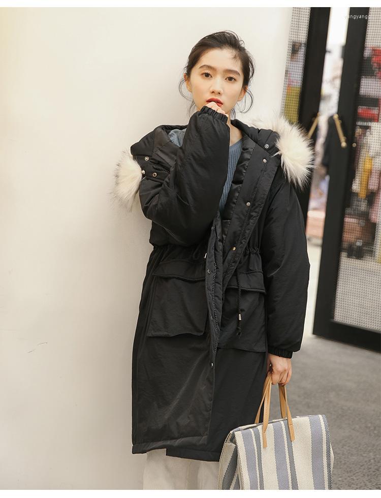

Women's Trench Coats Sale Limited Quantity First Come Served Women Winter Coat Hooded Warm Oversize Cotton Padded Jacket Female, Black 1957