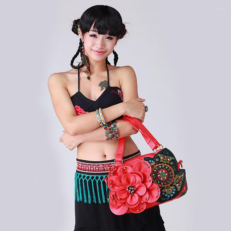 

Evening Bags Fashion Red Pu Leather Banquet / Bride Vintage Embroidery Women
