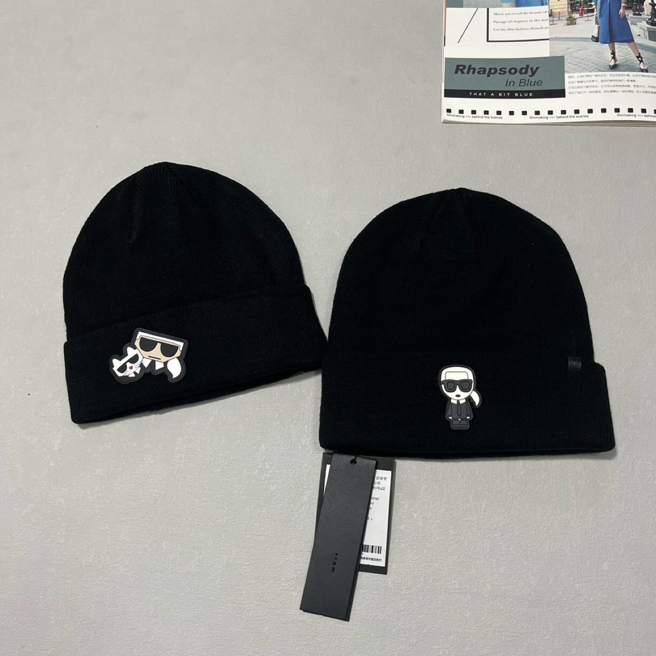 

Fashion Trend Embroidery Beanie for Men and Women Winter Warm Skull Caps