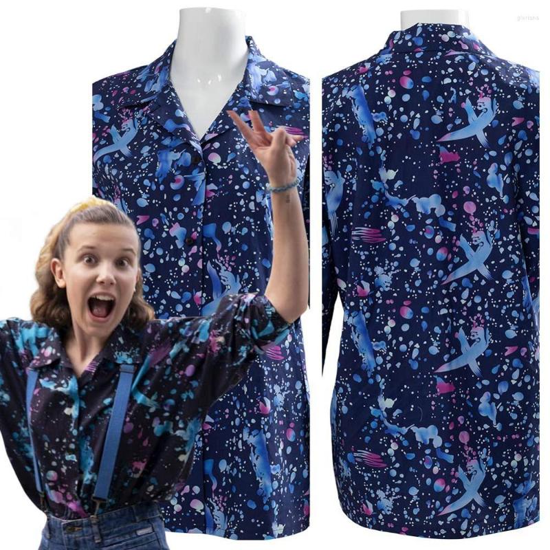 

Men's T Shirts Stranger Cosplay Things 3 Costume Eleven Long Sleeve Spotted T-Shirt Women Female Girl Halloween Carnival