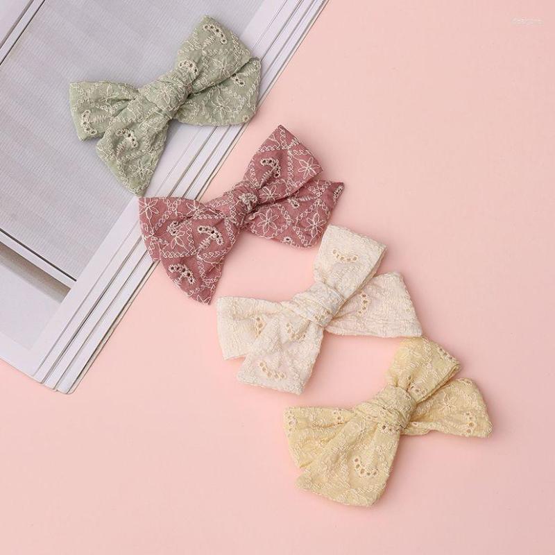 

Hair Accessories Baby Bows Doboi Girls Clips Cotton Linen Handmade For Solid Color Boutique, Nsfb-8471-2