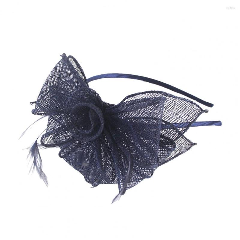 

Visors Beautiful Headband Flower Shape Hair Accessories Party Bridal Prom, Black