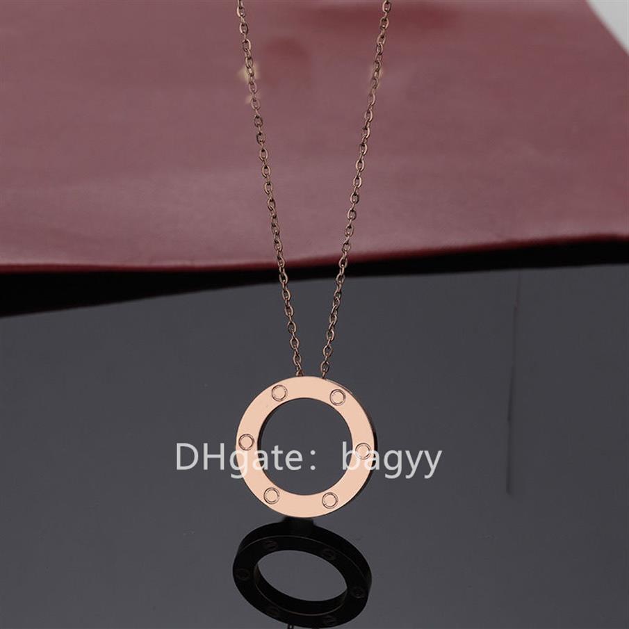 

Jewelry Ladies Love rings Pendant Necklaces Screw Earrings carti Bracelet Van Party Wedding Couple Gift Fashion Luxury Cleef desig272T