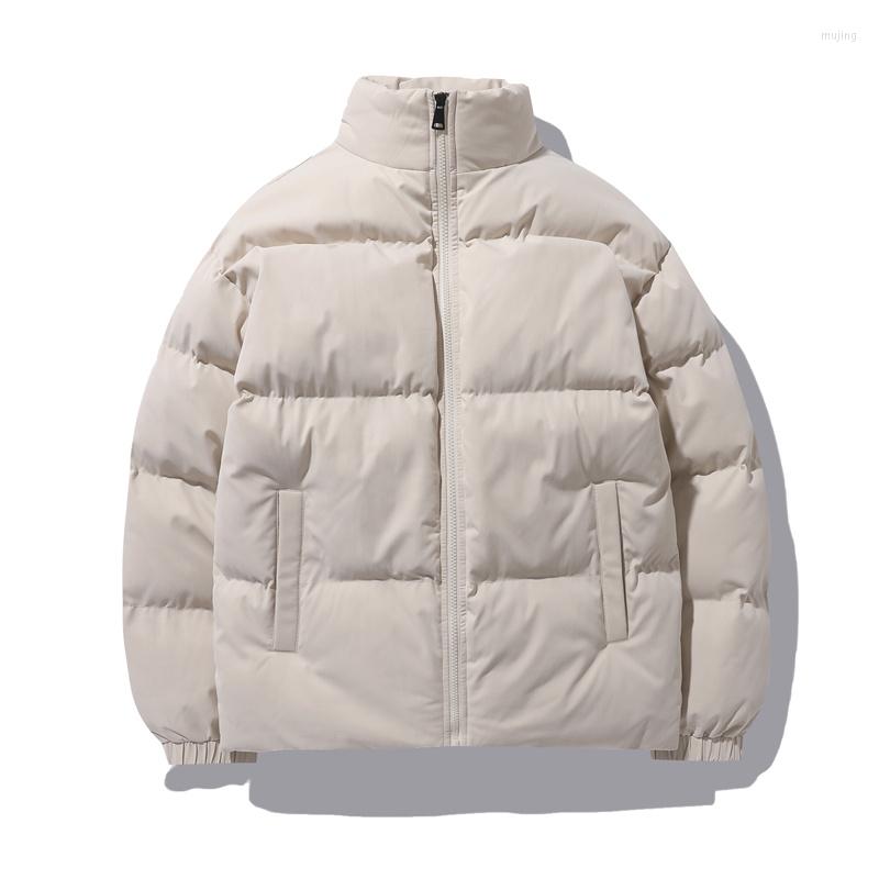

Men's Down Hawaifish Parka Men 2022 Autumn And Winter Colorful Fashion Casual Clothes High Quality Student Stand Up Collar Wear, Black